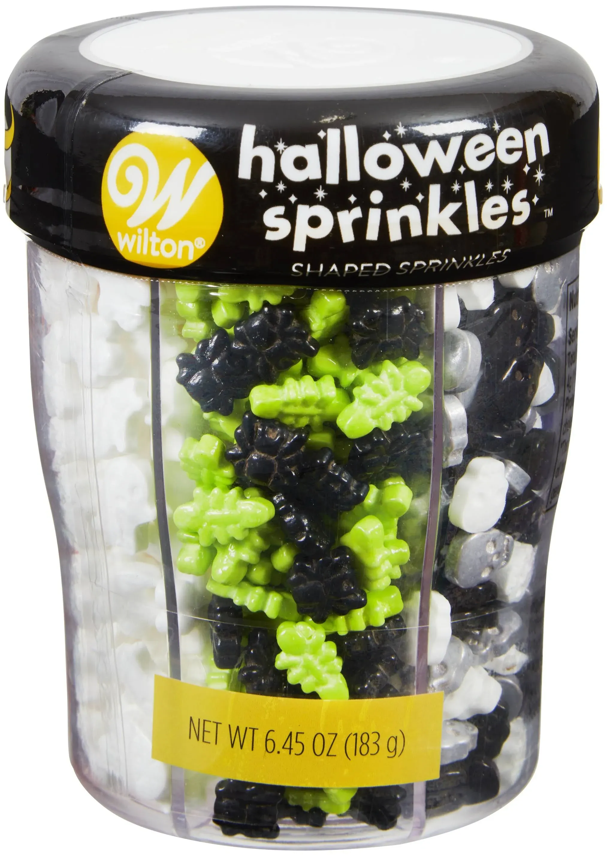 Wilton 6 Cell Halloween Shapes Sprinkles Mix 6.45 oz