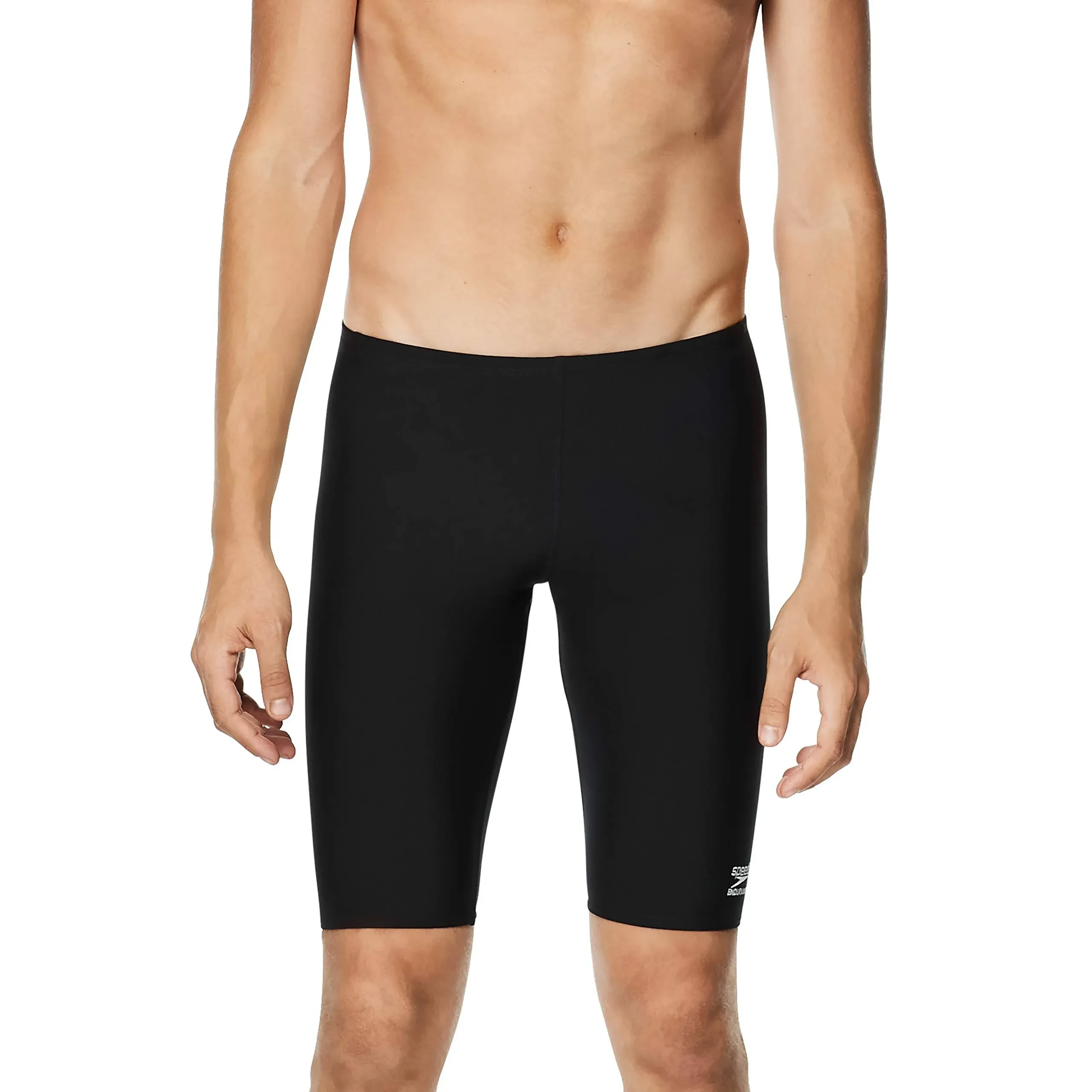 Speedo Men&#x27;s Swimsuit Jammer Endurance+ Solid USA Team Navy