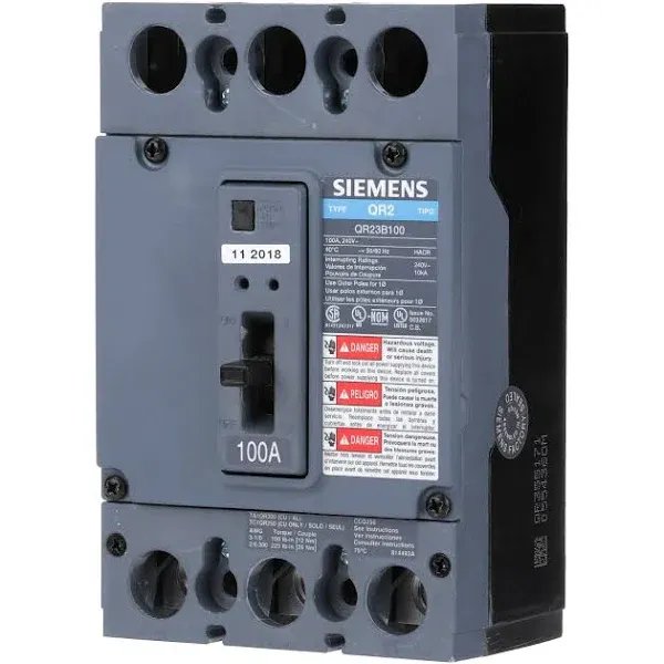 Siemens Molded Case Circuit Breaker HQR23B200