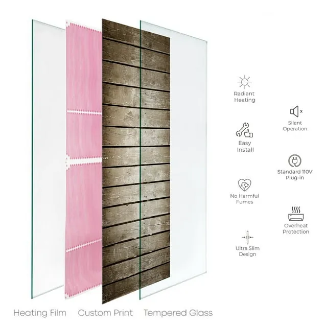 Heat Storm Hanging Wall Radiant Glass Heater Panel