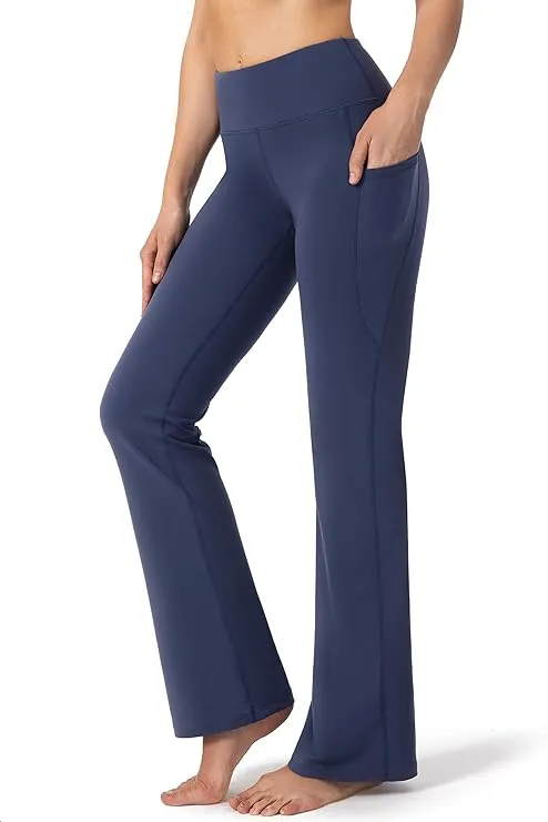 G Gradual 28303234 Inseam Womens Bootcut Yoga Pants Long Bootleg High-Waisted ...