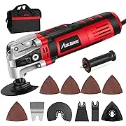 Avid Power Oscillating Tool, 3.5-Amp Oscillating Multi Tool with 4.5Â°Oscillation Angle, Variable Speeds and 13pcs Accessories, Avid MW146