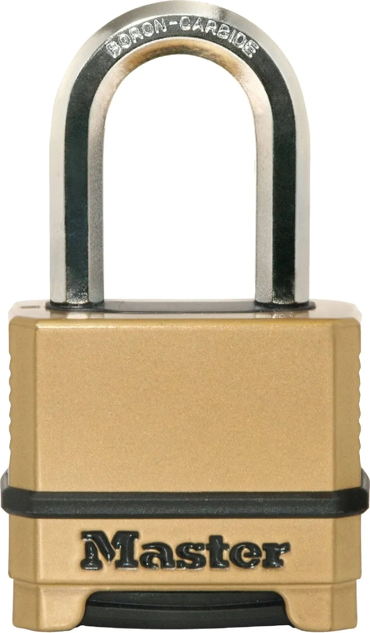 Master Lock Outdoor Combination Lock, Heavy Duty Weatherproof Padlock, Resettable Combination Lock for Outdoor Use, M175XDLF, Brass Finish