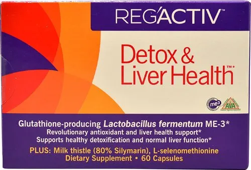 Essential Formulas Reg'Active Detox & Liver Health 60 Capsules