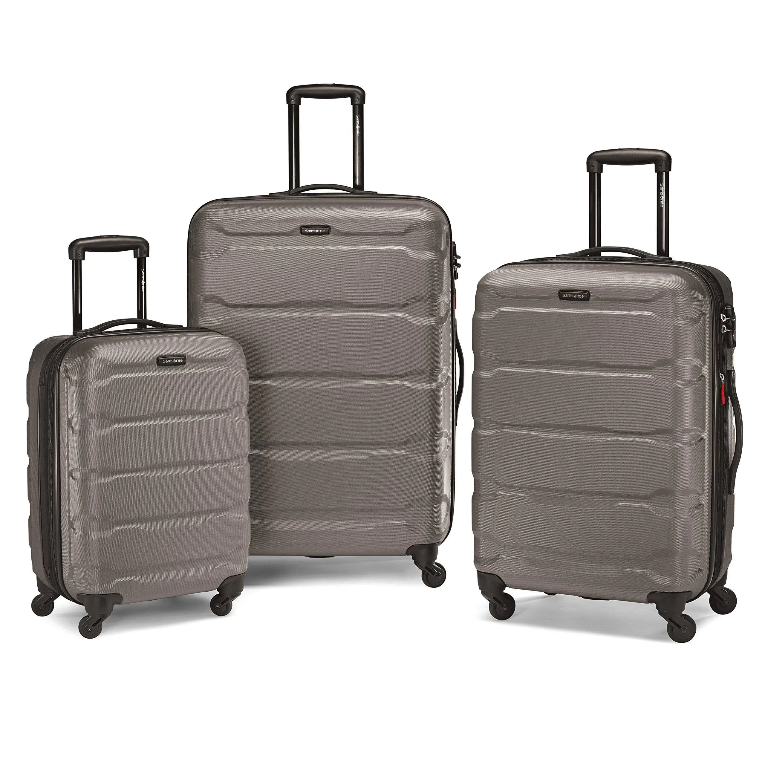 Samsonite Omni PC Hardside Expandable Luggage with Spinner Wheels, Army Green, Carry-On 20-Inch