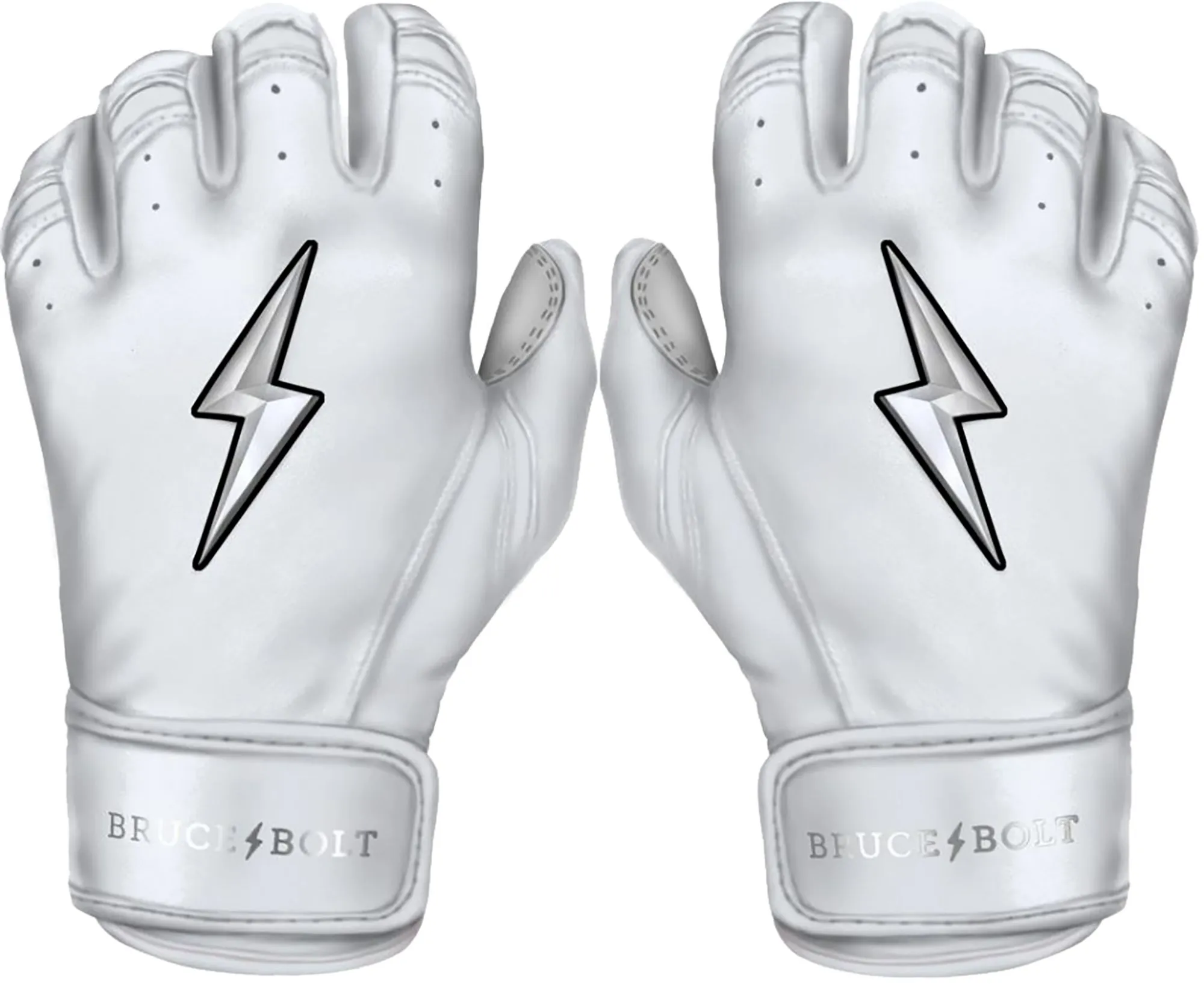 Bruce Bolt Premium Pro Chrome Series Batting Gloves