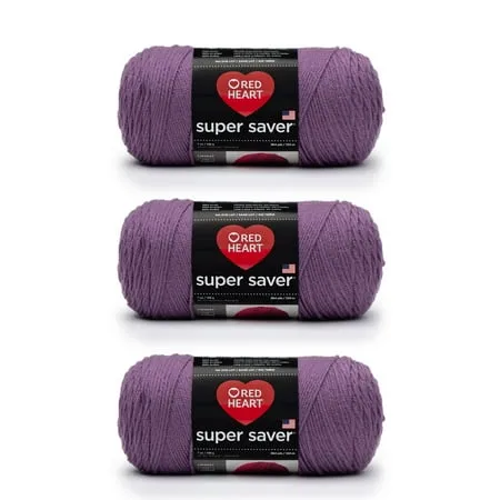 Red Heart Super Saver Yarn 3 Pack of 198g/7oz