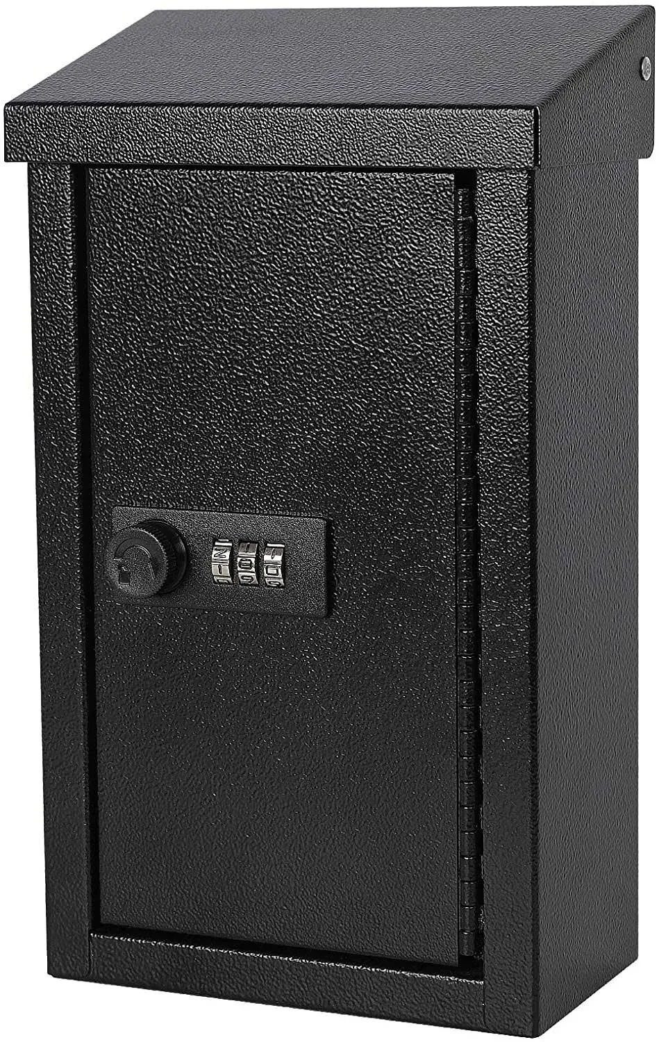 Xydled Wall-Mounted Key Drop Box with Key Lock Metal Mailbox Indoor&amp; Outdoor