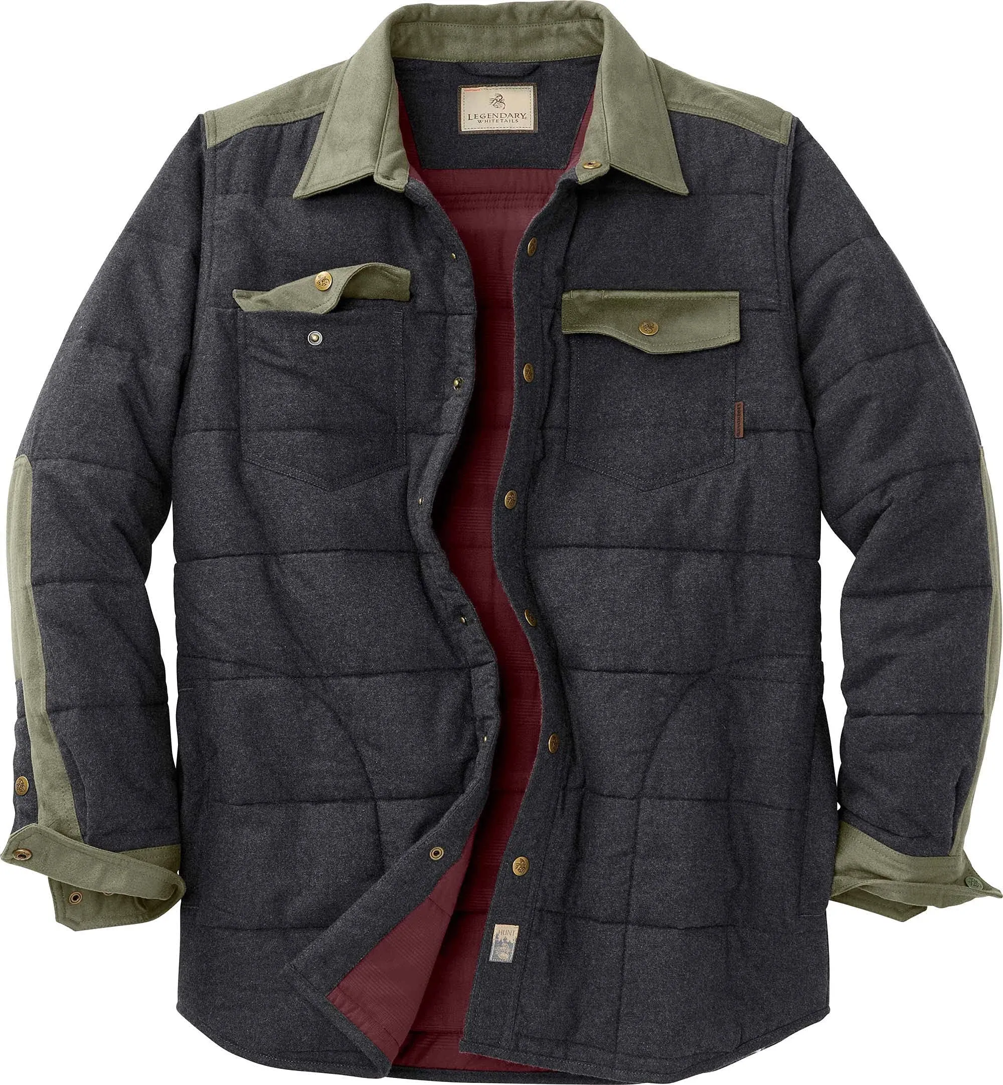 Legendary Whitetails Men's High Caliber Quilted Shirt Jacket