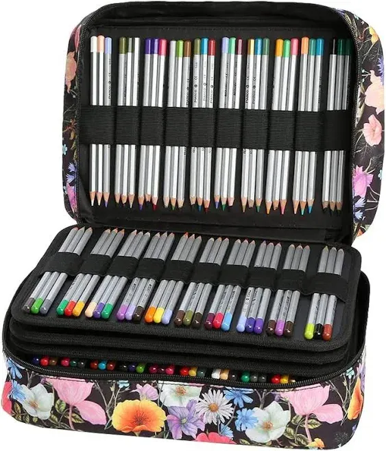 Colored Pencil Case Holds 420 To 424 Colored Pencils Or 280 To 284 Gel Pens.Large ...