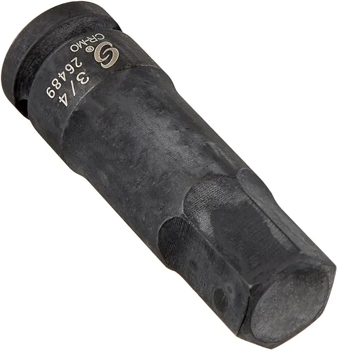 Sunex 26489 1/2 In. Drive Hex Impact Socket, 3/4 In.