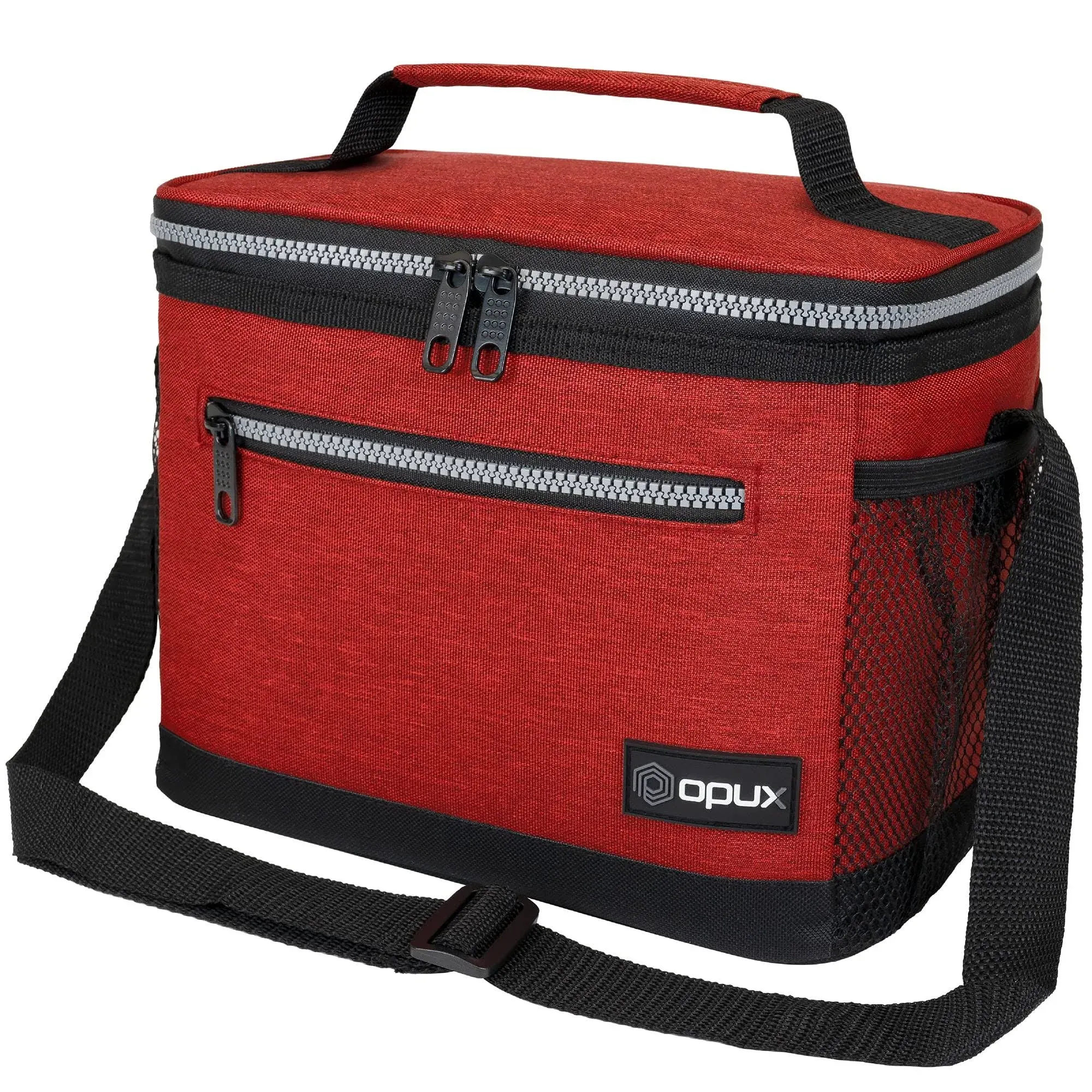 OPUX Premium Insulated Lunch Bag with Shoulder Strap | Lunch Box for Adults, Kids | Soft Leak Proof Liner | Medium Lunch Cooler for Office