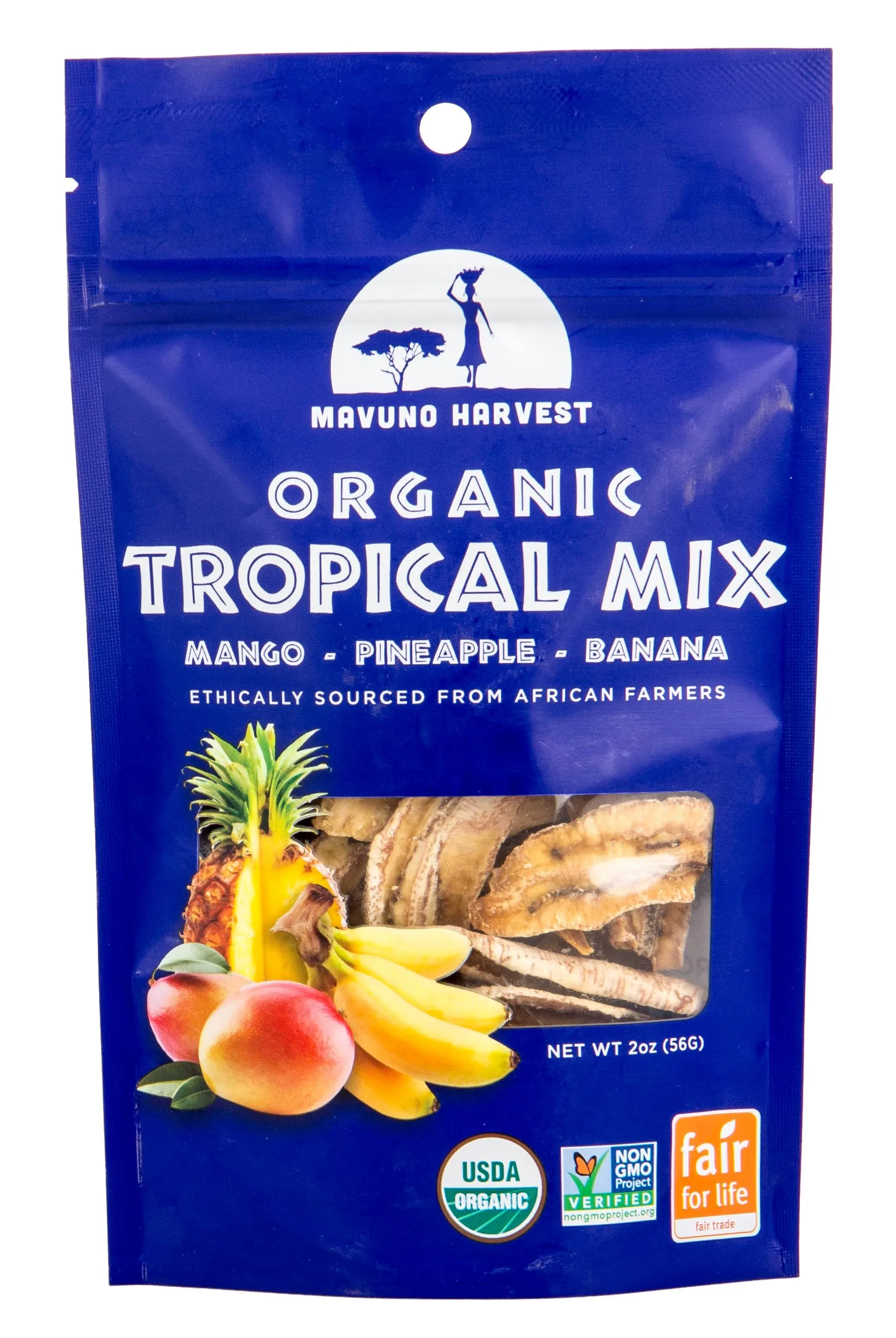 Mavuno Harvest Dried Fruit Organic Tropical Mix