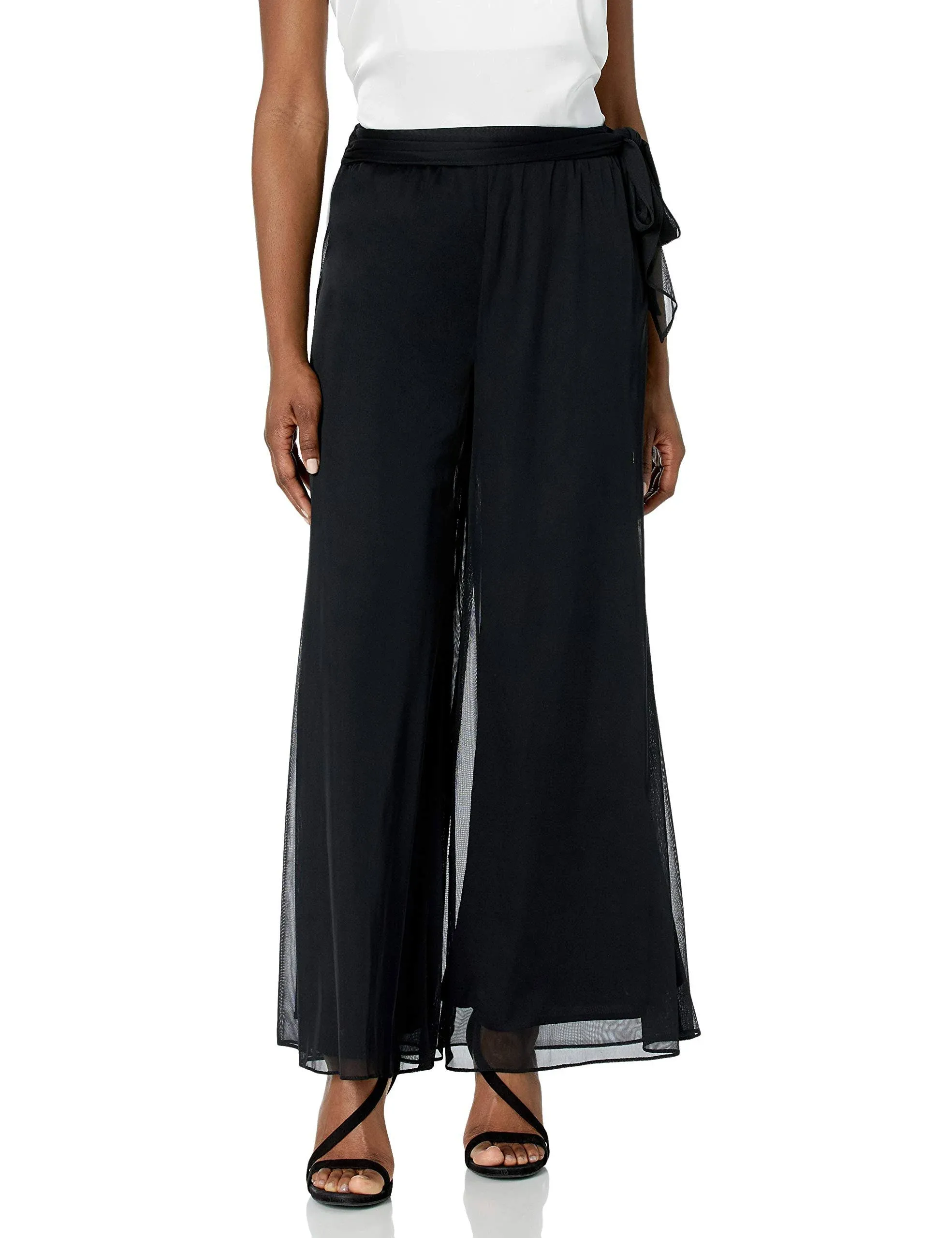 Sash-Belt Wide-Leg Pants, Regular & Petite Sizes