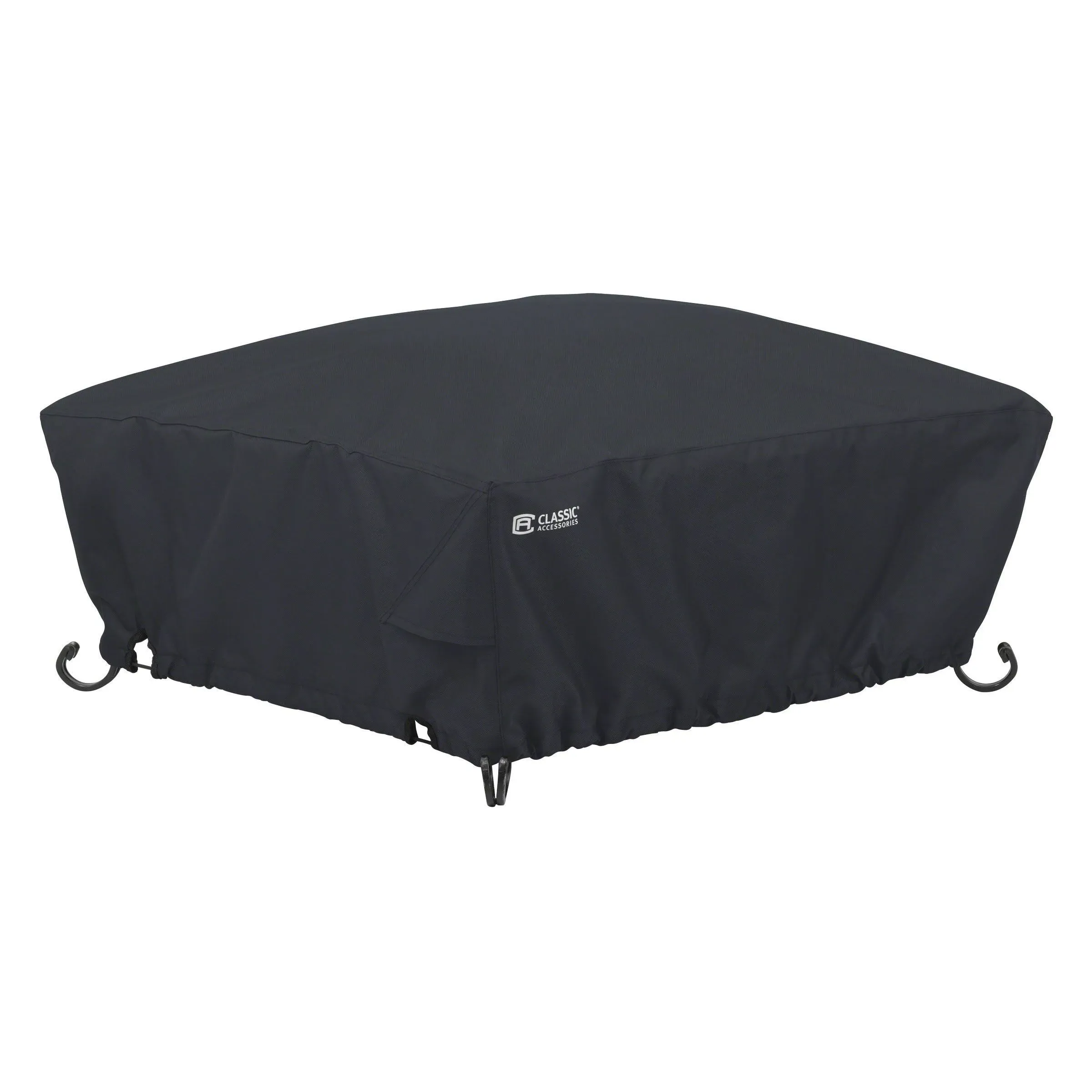 Classic Accessories Full Coverage Square Fire Pit Cover - 36&#034; Sq. x 12&#034; H