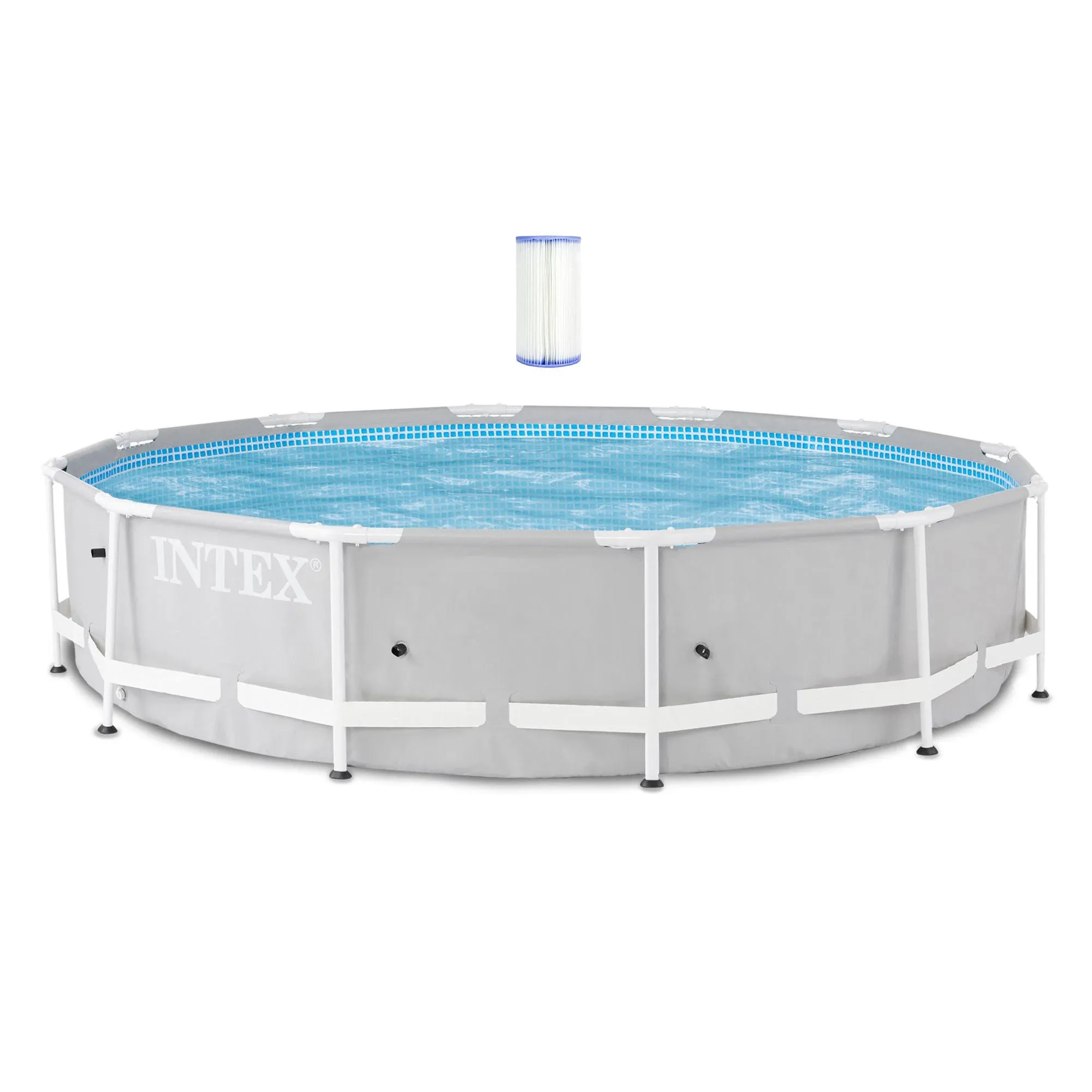 INTEX 28253EH 18ft x 48in Metal Frame Pool with Cartridge Filter Pump