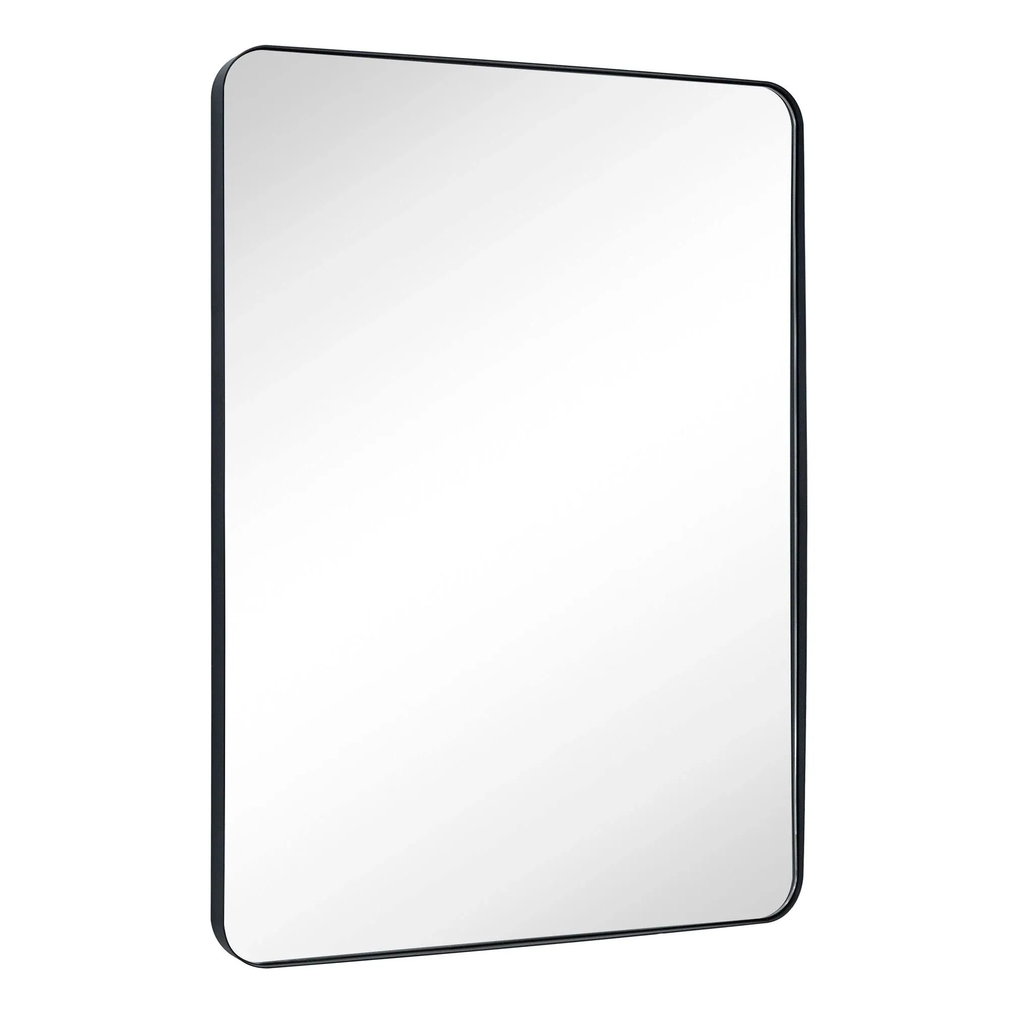 TEHOME Kengston 24 in. W x 36 in. H Large Rectangular Metal Framed Wall Mounted ...