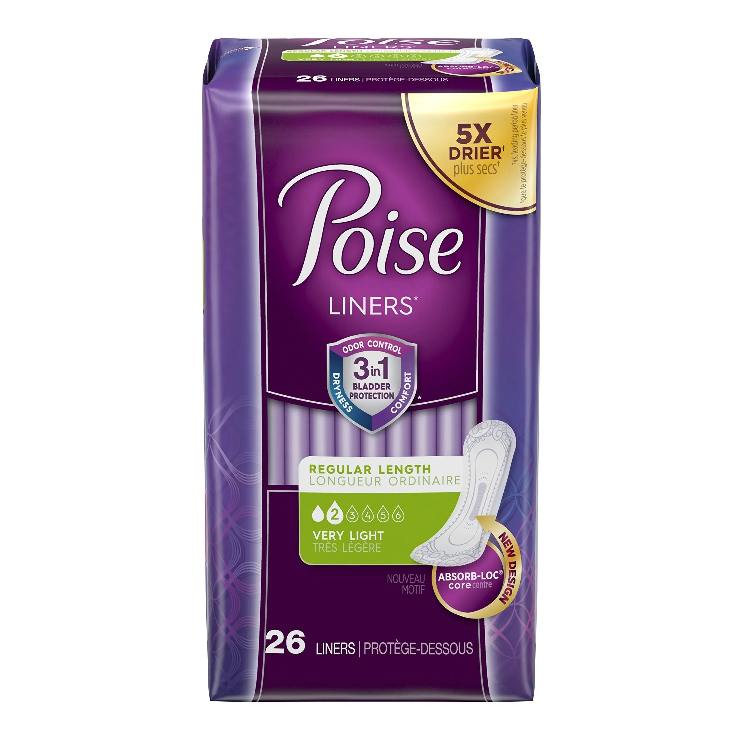 Poise Daily Liners Very Light