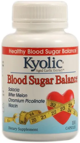 Kyolic, Aged Garlic Extract, Blood Sugar Balance, 100 Capsules