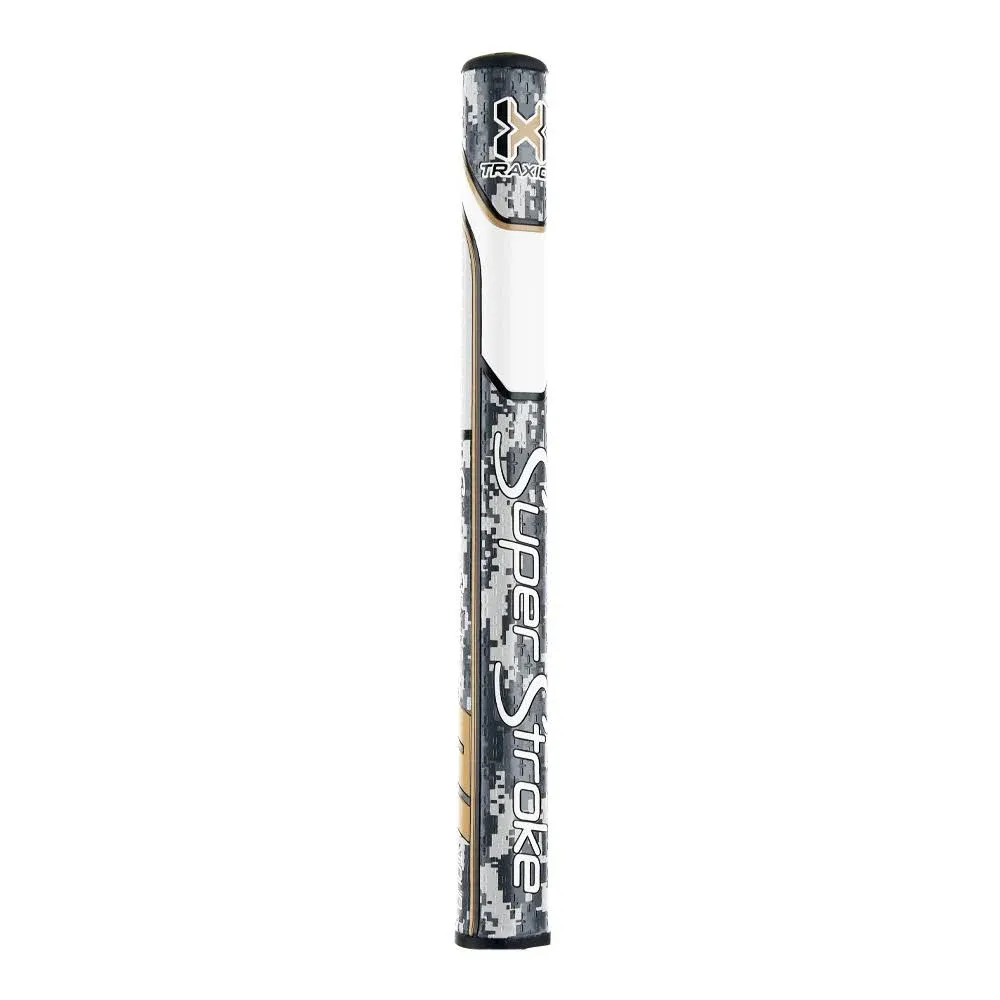 SuperStroke Traxion Tour Golf Putter Grip, Tiff/Gray/White (Tour 1.0) | Advanced Surface Texture That Improves Feedback and Tack | Minimize Grip Pressure with a Unique Parallel Design