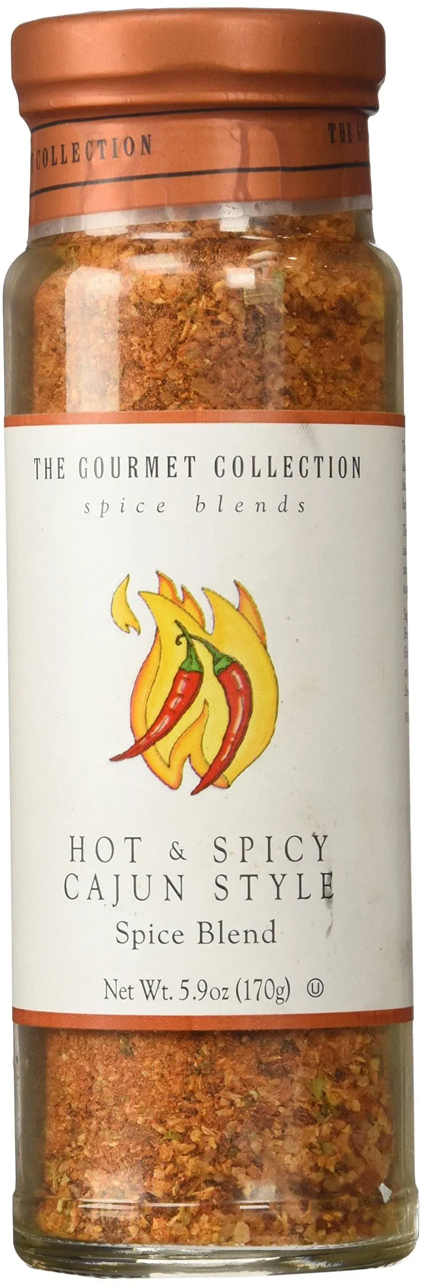 The Gourmet Collection Spice Blend - Hot and Spicy Cajun Style Spice Blend - Cajun Style Seasoning Blend for Pasta, Chicken, Jambalaya: 156 Servings