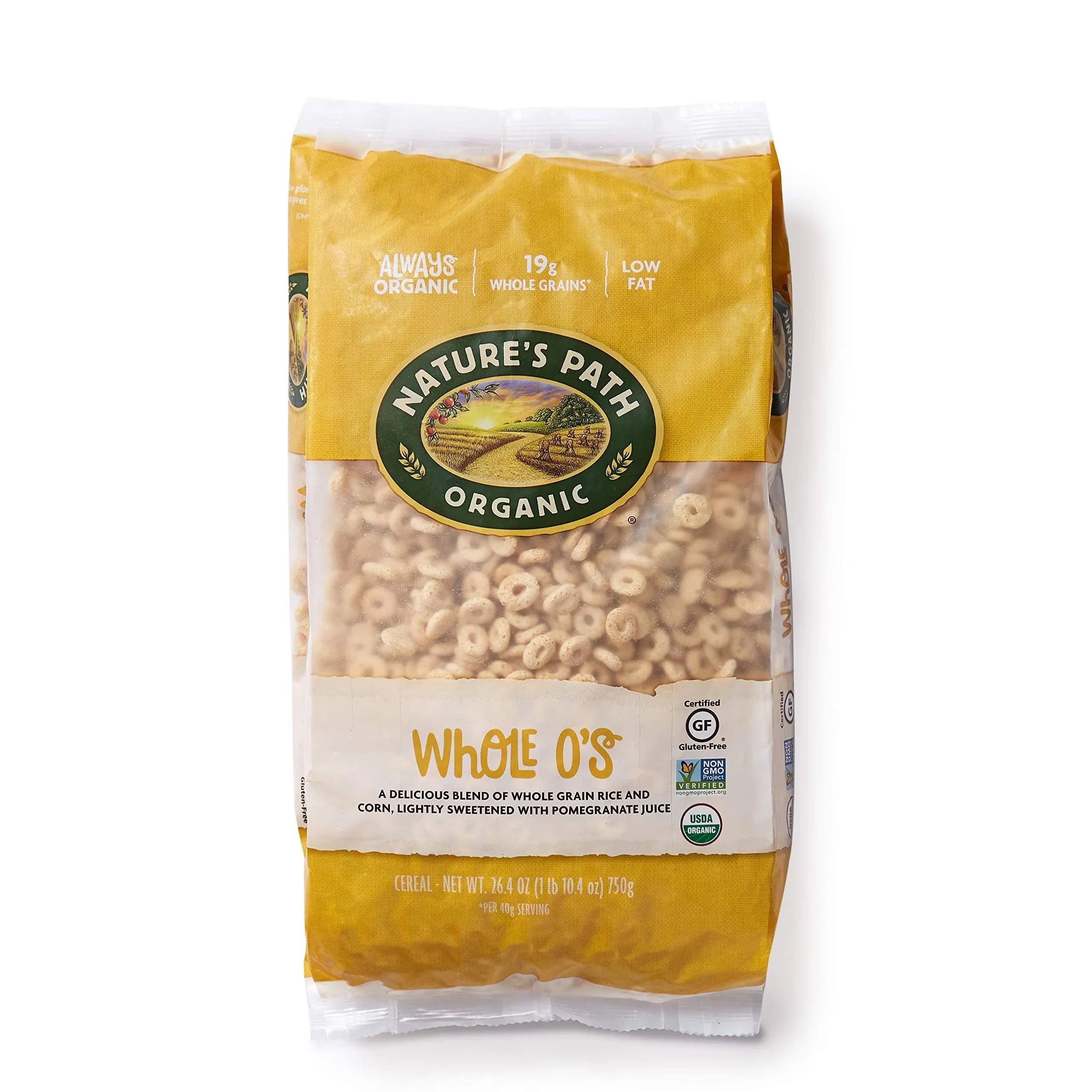 Nature's Path Organic Whole O's Cereal - 26.4 oz bag