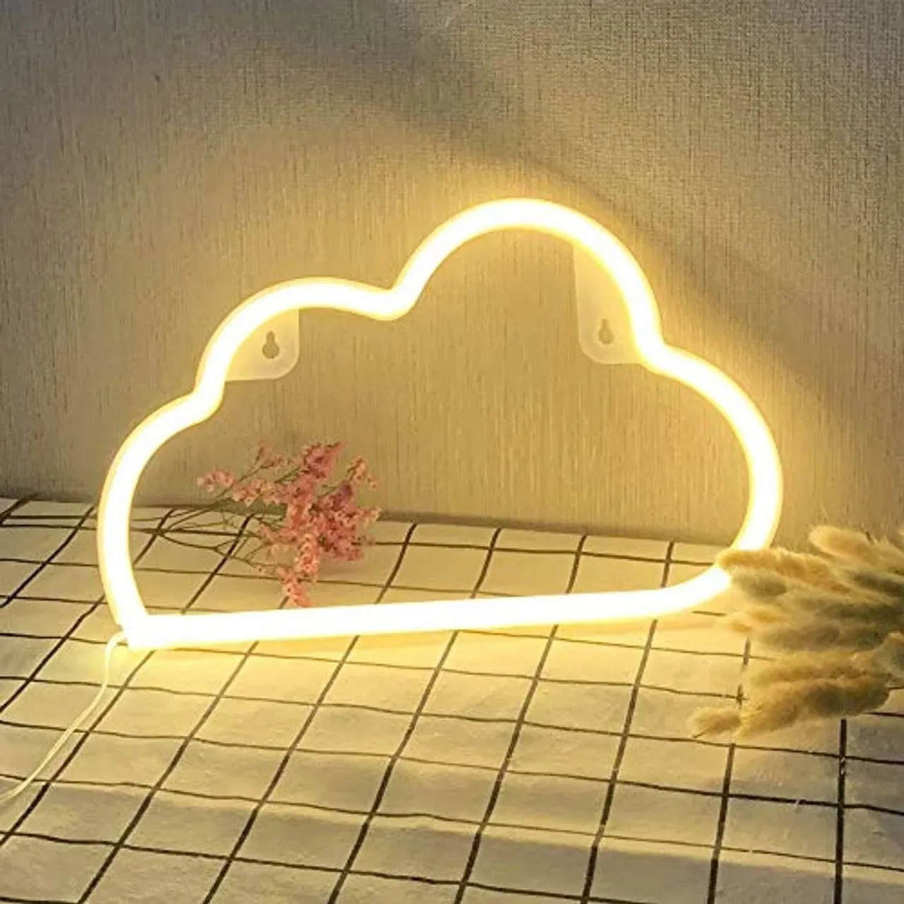 Cloud Wall Home Art Decor Neon Light Sign Fixture