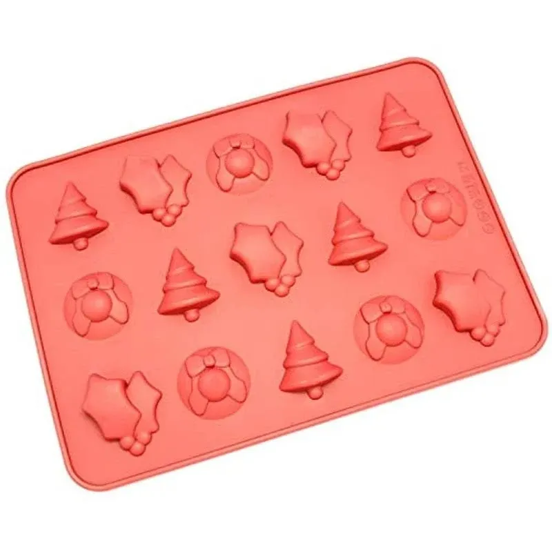 Freshware 15-Cavity Silicone Holiday Shapes Mold - Contemporary - Candy And Chocolate Molds - by Freshware | Houzz