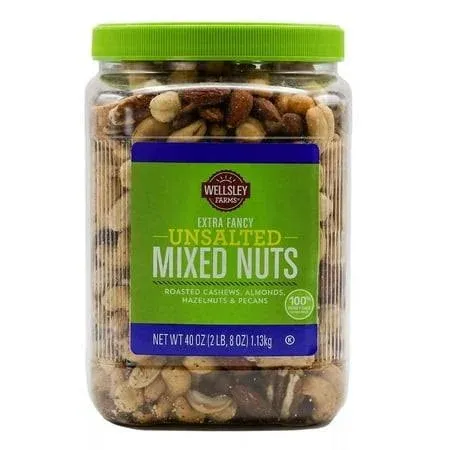 Wellsley Farms Extra Fancy Salted Mixed Nuts 42 oz.