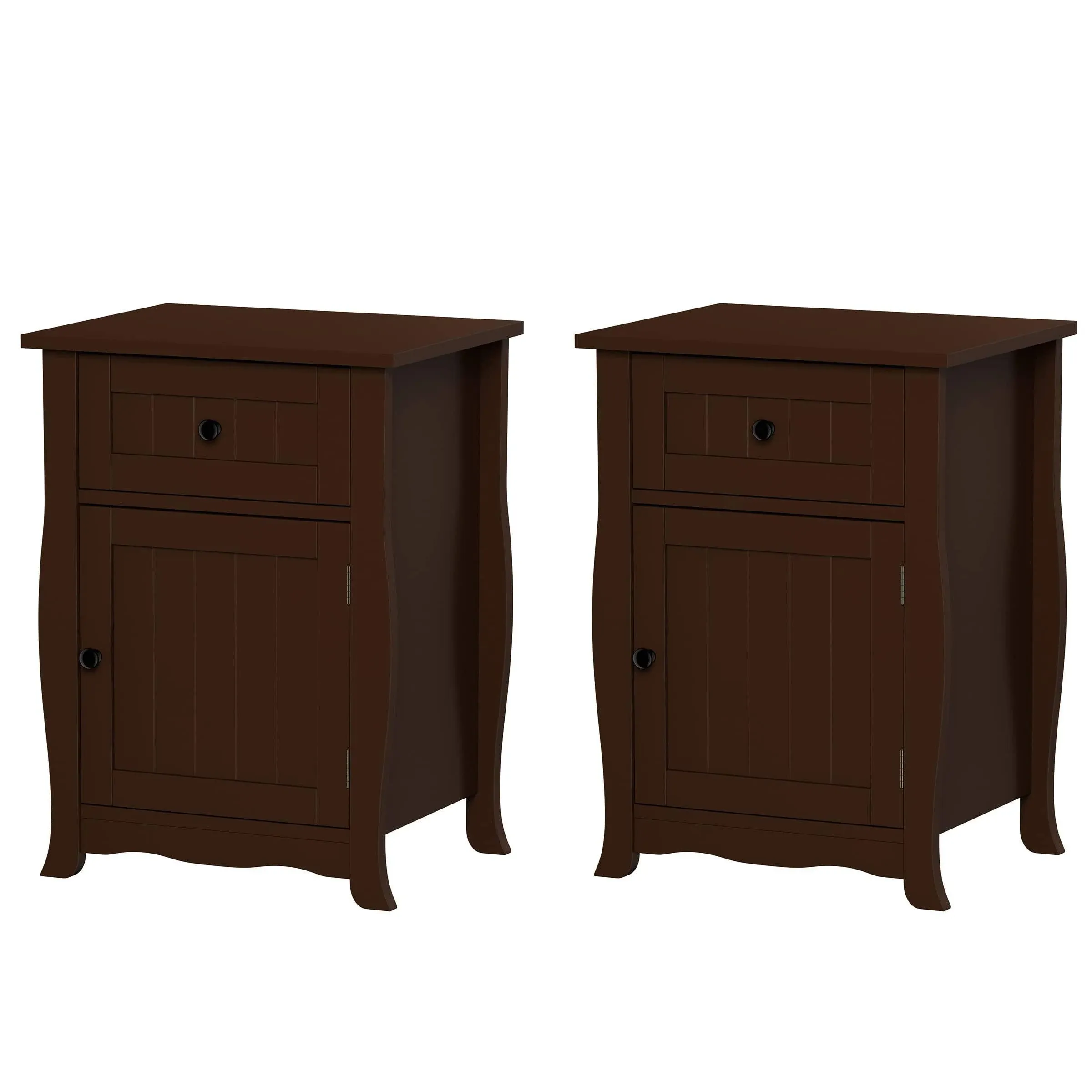 Accent Table, Storage Drawer, Cabinet - Transitional - Nightstands And Bedside Tables - by Trademark Global | Houzz