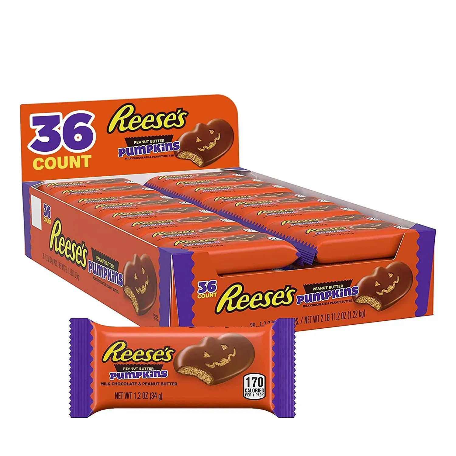 Reese's Pumpkins Milk Chocolate Peanut Butter Candy