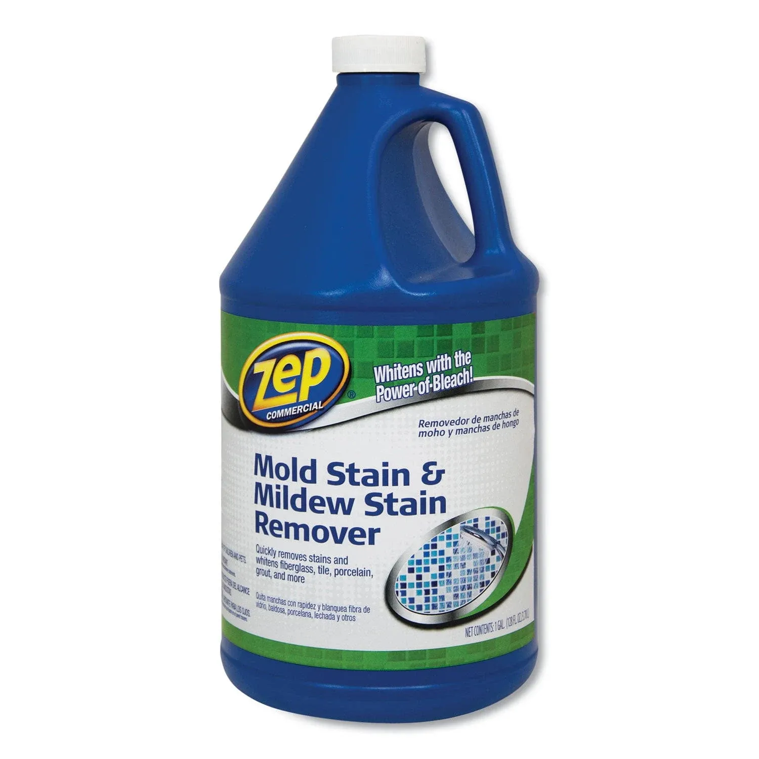 Zep Mold Stain and Mildew Stain Remover, 32 oz Spray Bottle, 12/Carton