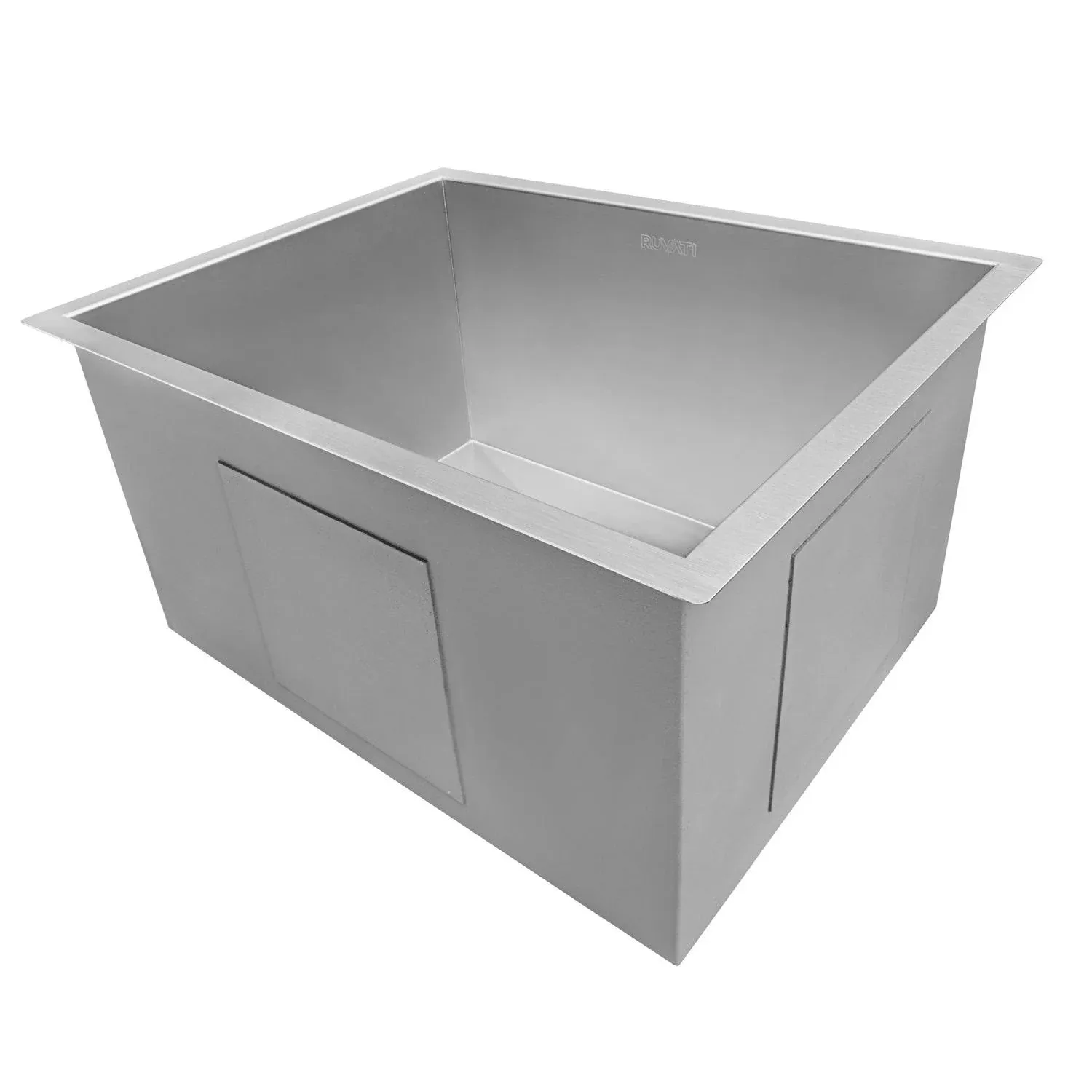 Ruvati RVU6100 Undermount Laundry Utility Sink 23 x 18 inch Deep Stainless Steel