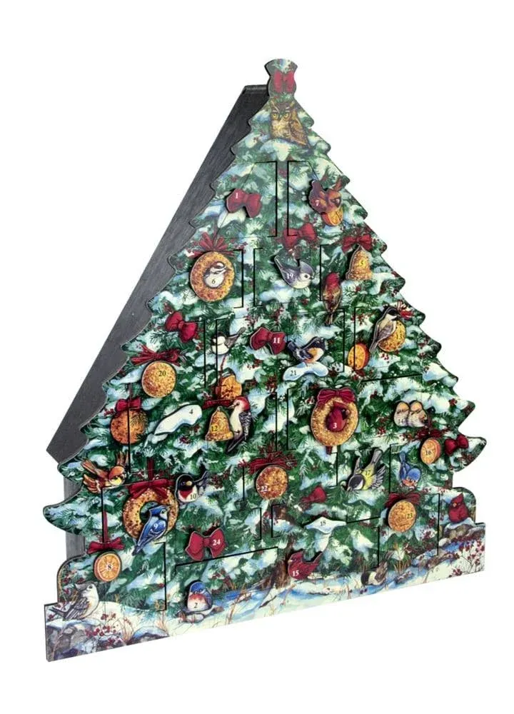 Traditions Advent Calendars Birds Christmas - Boxed by Byers&#039; Choice Ltd