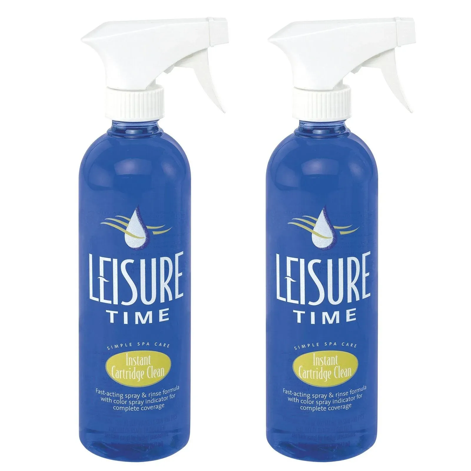 Leisure Time Instant Cartridge Clean Spa Hot Tub Filter Cleaner - 2 Pints