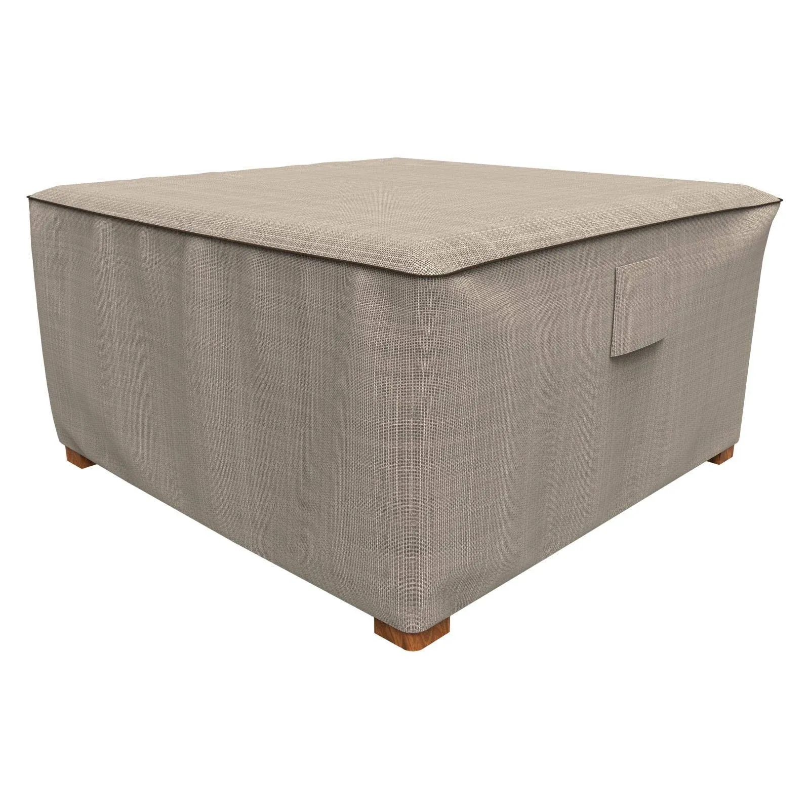 Beige English Garden Square Large Outdoor Table and Ottoman Cover Breathable