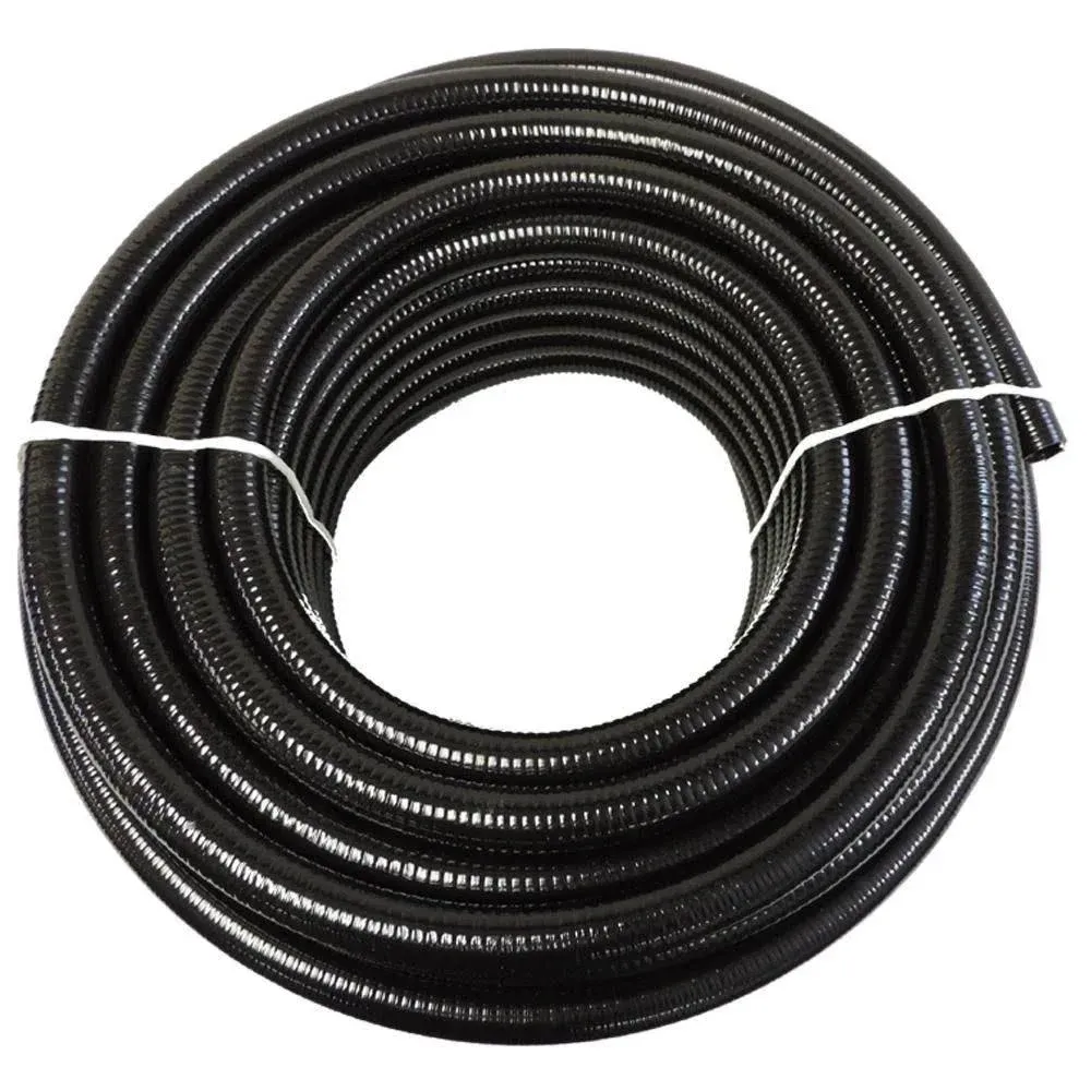 HydroMaxx 3/4 in. x 100 ft. PVC Schedule 40 Black Ultra Flexible Pipe