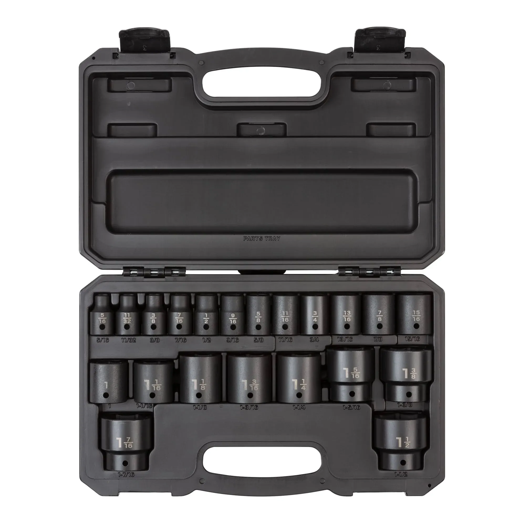 Tekton SID92302 1/2 inch Drive 6-Point Impact Socket Set, 21-Piece (5/16 -