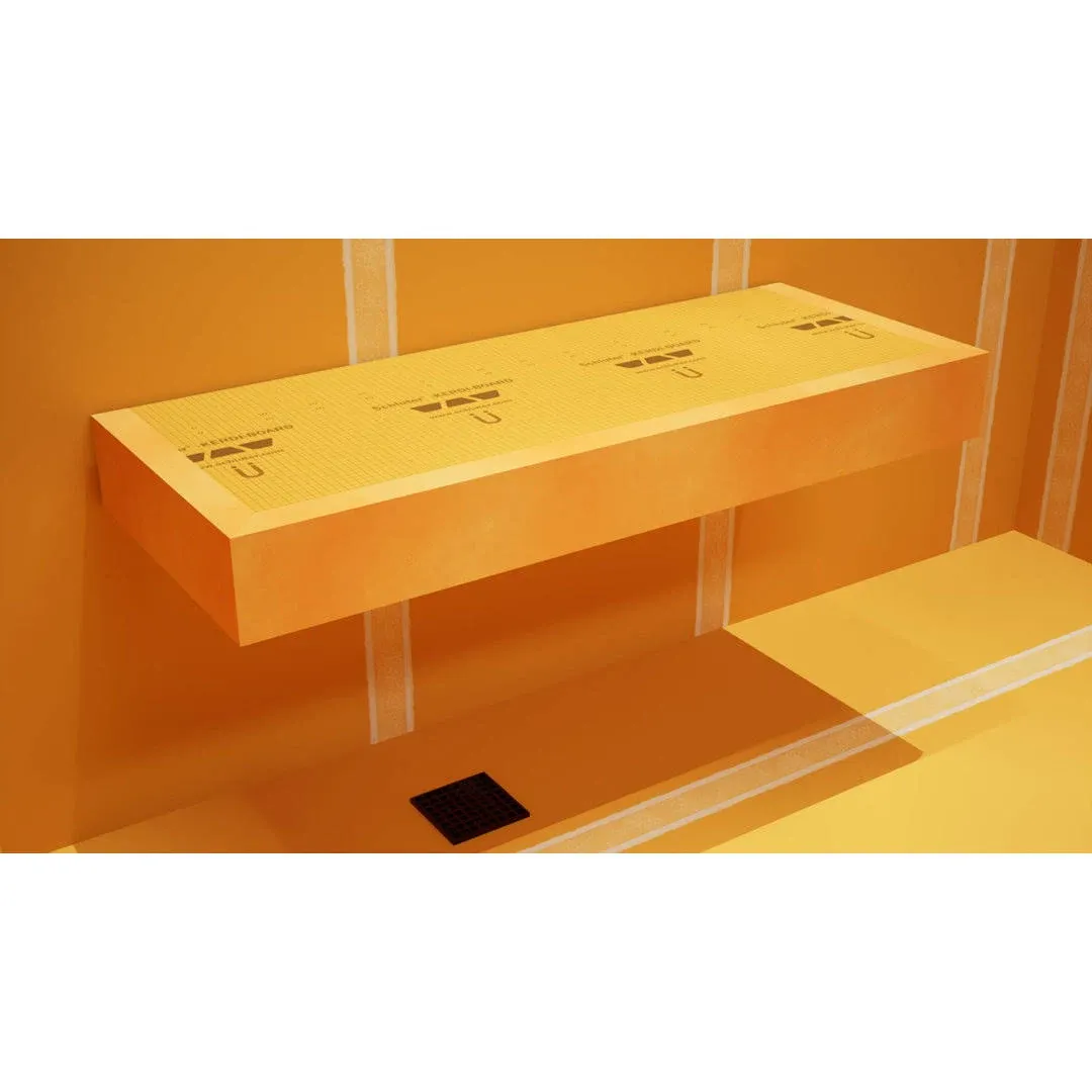 *New* The Original Floating Shower Bench Kit with Schluter Kerdi - Original ...