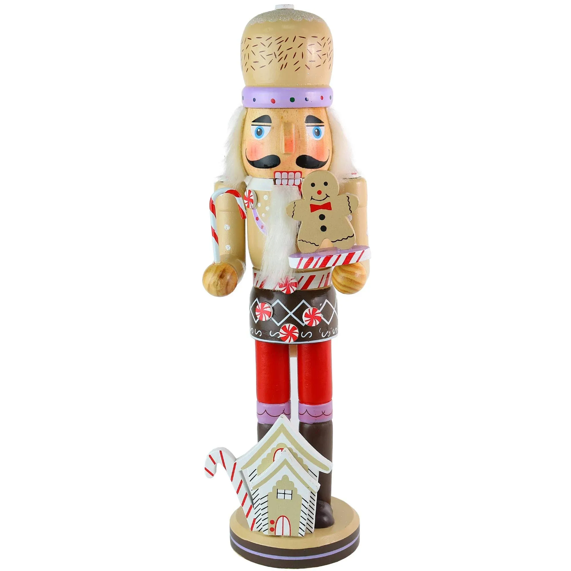 Ornativity Gingerbread Chef Nutcracker Figure - Wooden Ginger Bread Theme ...