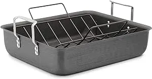 Calphalon Classic Hard-Anodized 16x13-in. Roaster with Nonstick Rack