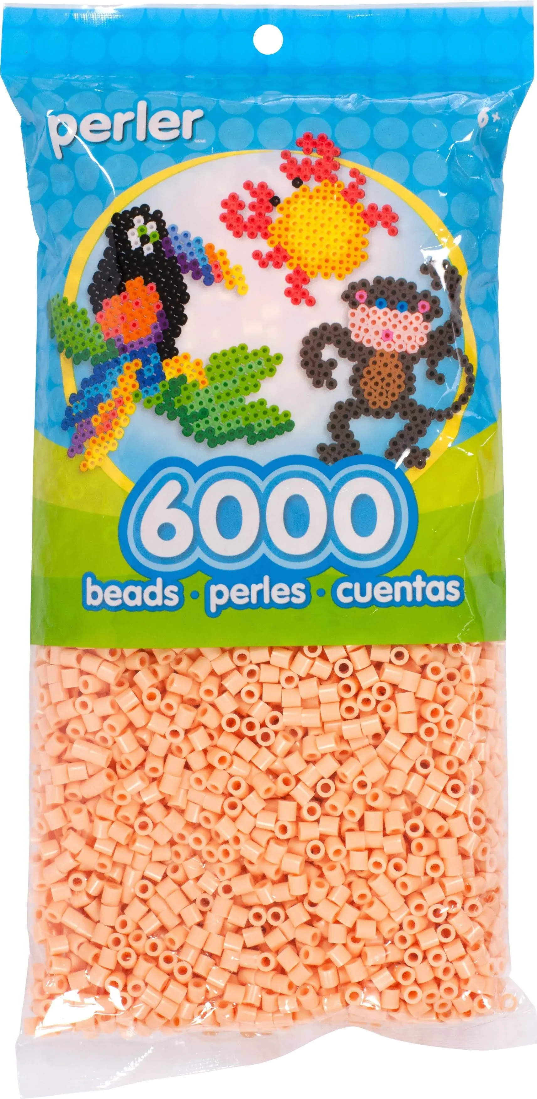 Perler Beads Fuse Beads for Crafts, Black, Small, 6000pcs