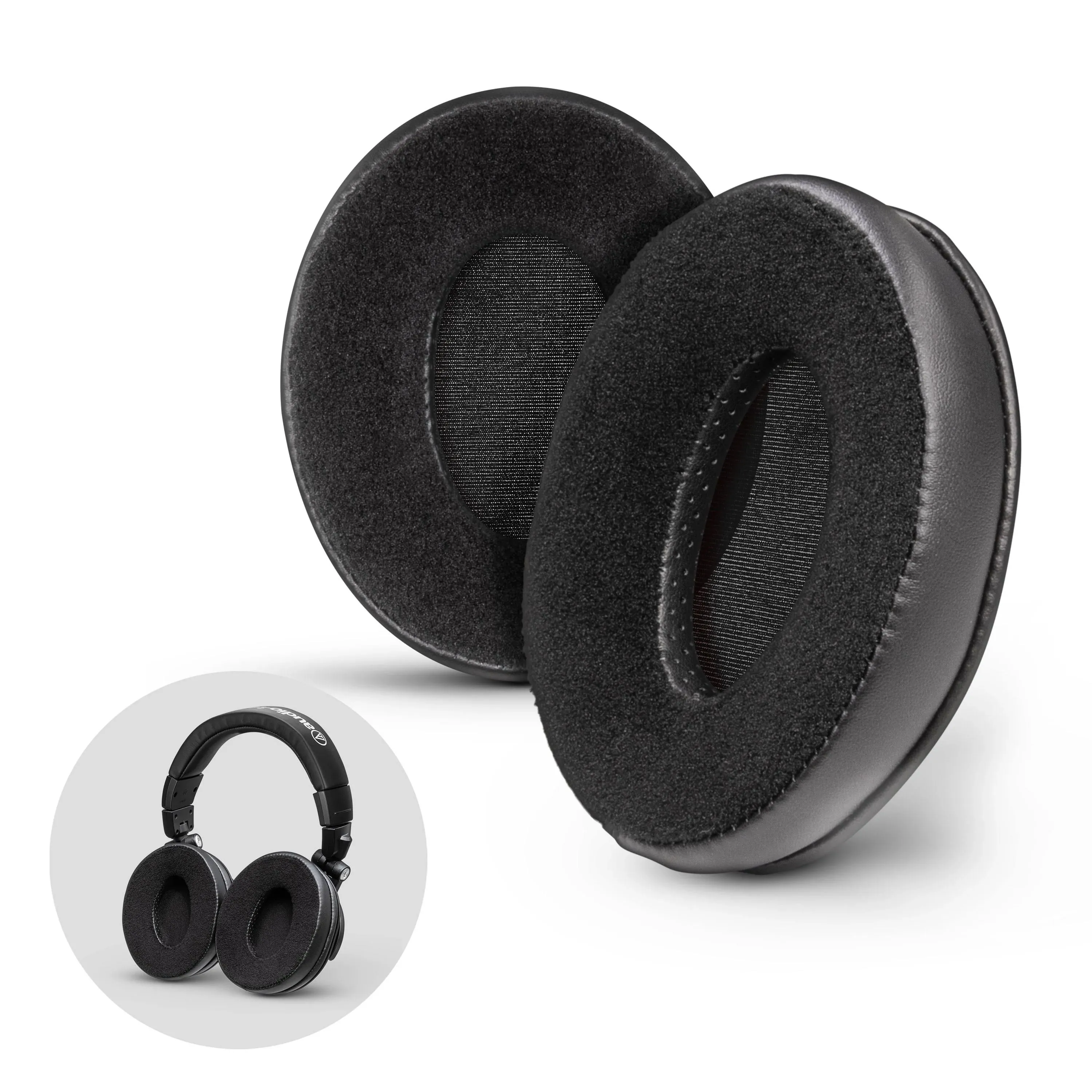 ProStock ATH M50X &amp; M Series Replacement Earpads - Custom Designed Shape with Memory Foam - Hybrid