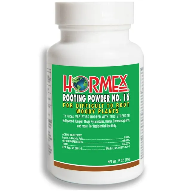 Hormex Rooting Powder #1 (0.1 Iba) - For Easy to Root Plants From Cuttings, Healthy, 21g