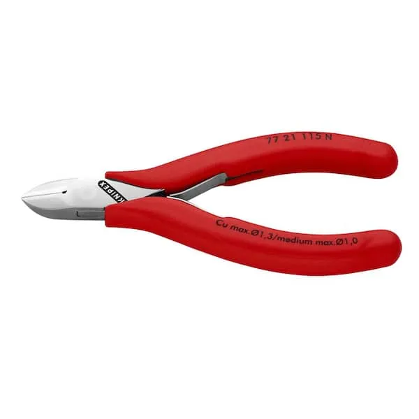 Knipex 77 21 115 N 4 1/2" Electronics Diagonal Cutters