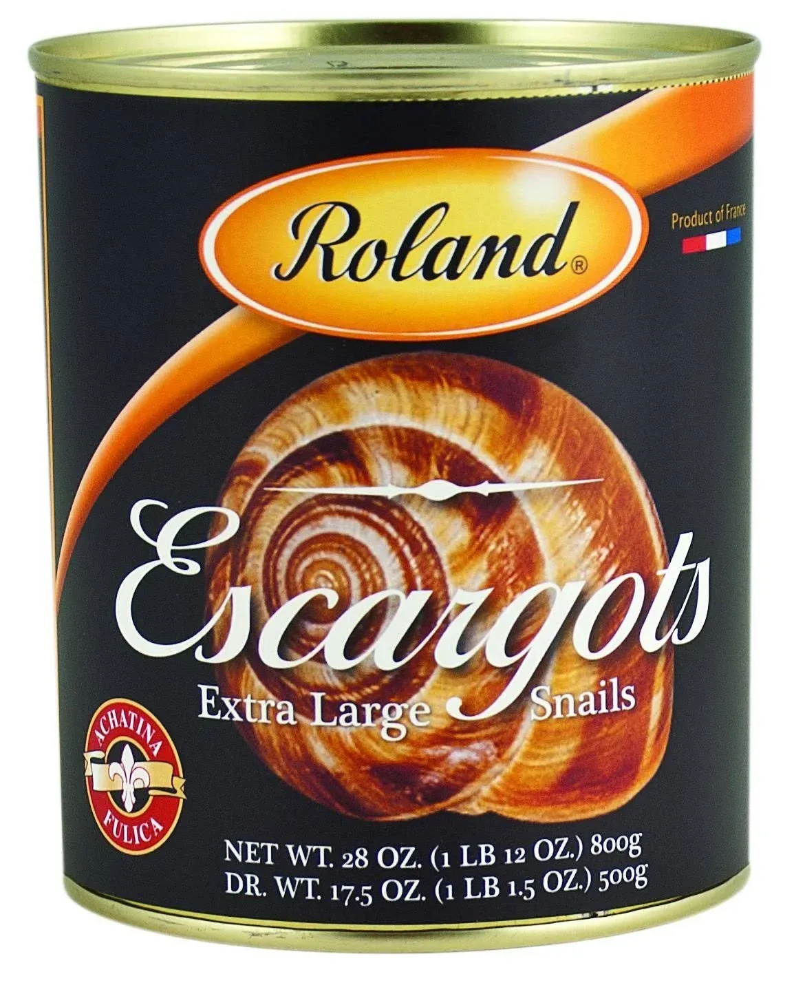 Roland Foods Escargot, Extra Large Snails, 800 grams