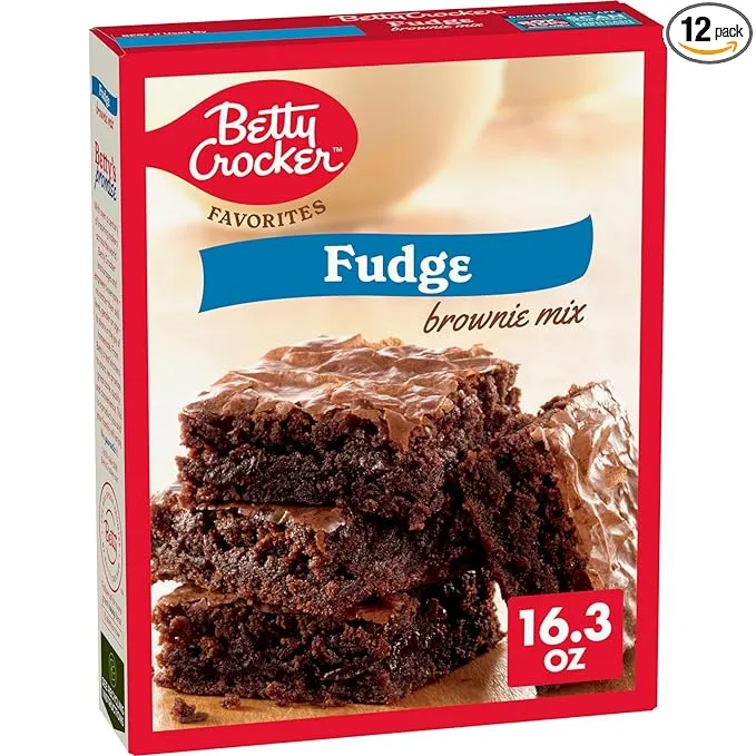 Betty Crocker Favorites Fudge Brownie Mix, Family size, 16.3 oz (Pack of 12)