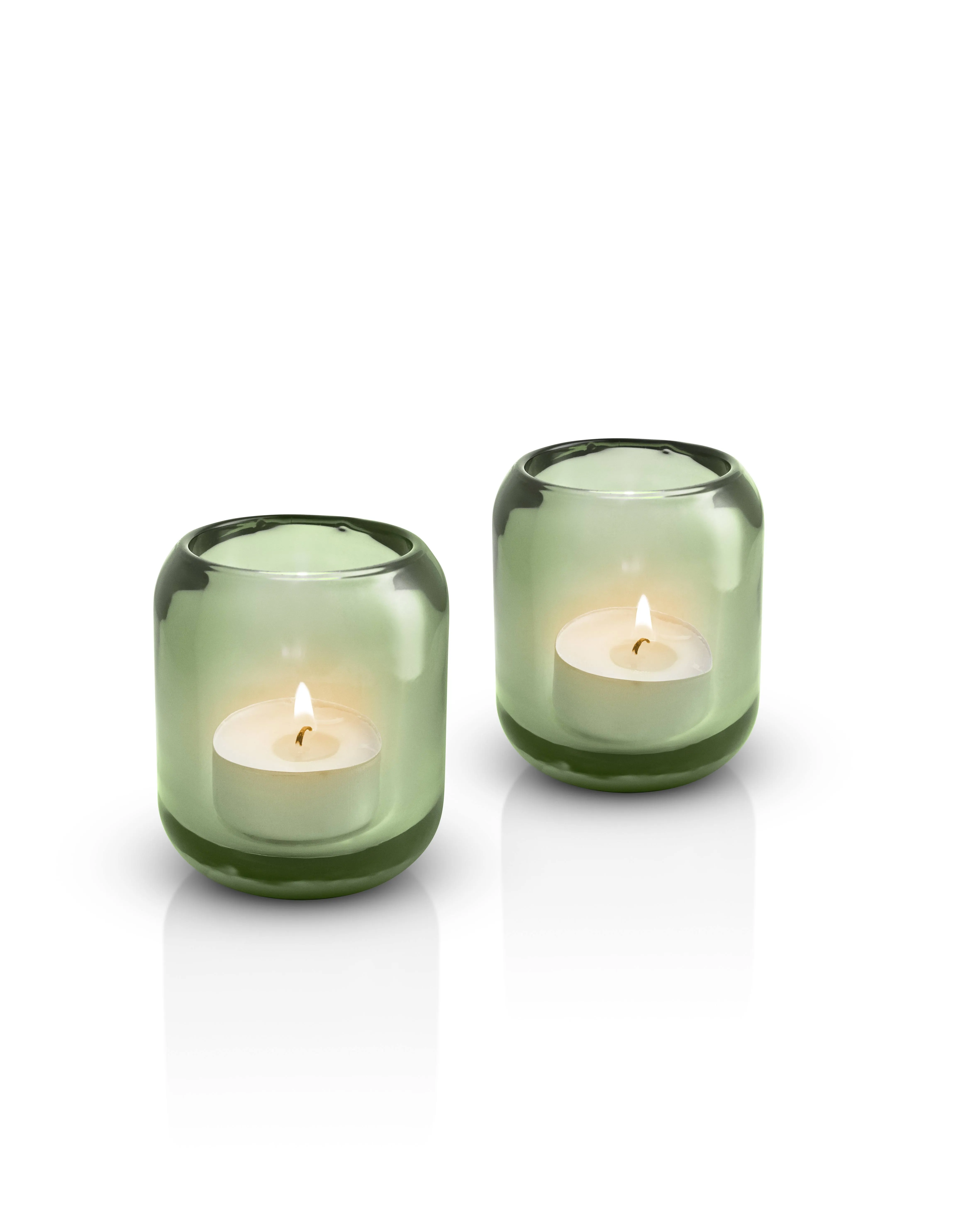 Eva Solo Acorn glass candle holder set of 2, lantern, tealight holder, Pine, ...