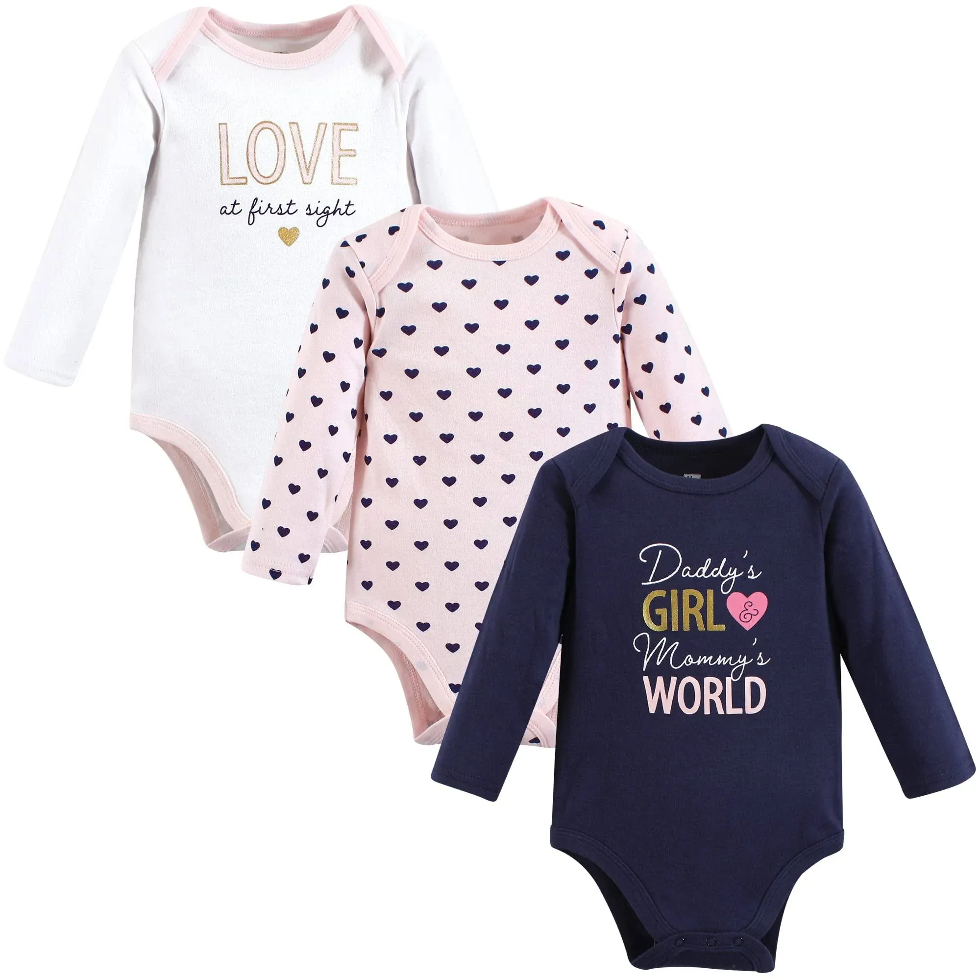 Hudson Baby Long-Sleeve Bodysuits