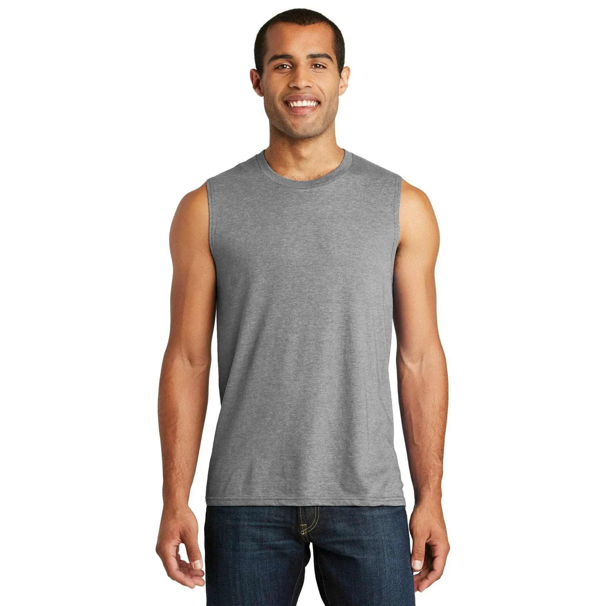 District Men's DT6300 V.I.T Muscle Tank